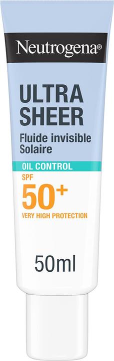 Neutrogena Oil Control Ultra Sheer (Sonnencreme Gesicht, SPF 50+, 50 ml)