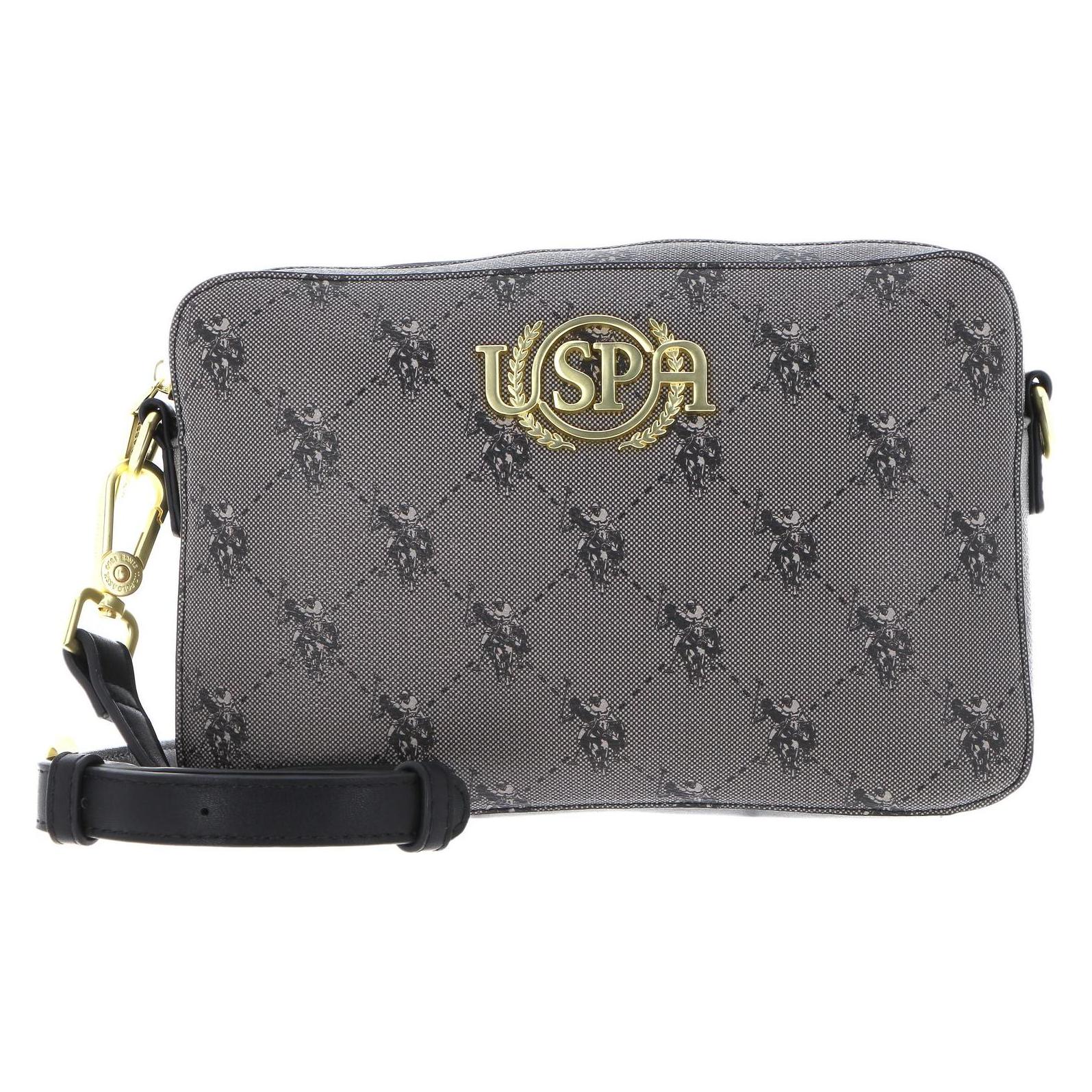 U.S. Polo, Damen, Handtasche, Hampton Crossbody Bag, Grau