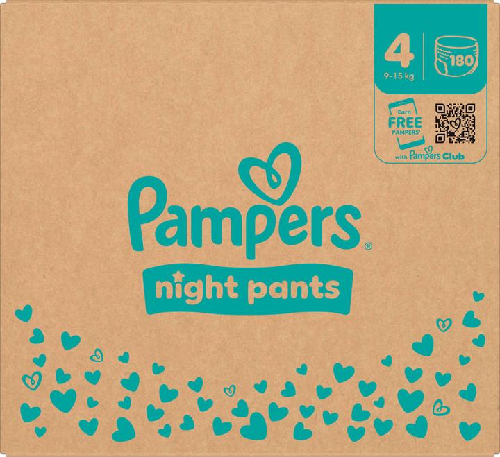 Actual product image Pampers Baby-Dry Night Pants (Size 6, Monthly box, 138 pcs.)