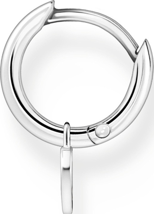 Actual product image Thomas Sabo Single Creole with Heart Pendant Silver (925 silver)