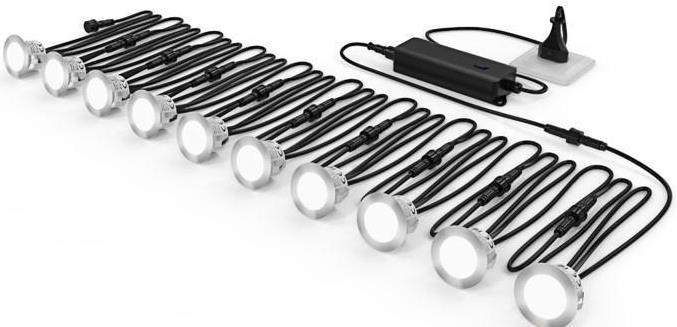 Actual product image Deltaco Patio lighting set (50 lm, IP54)