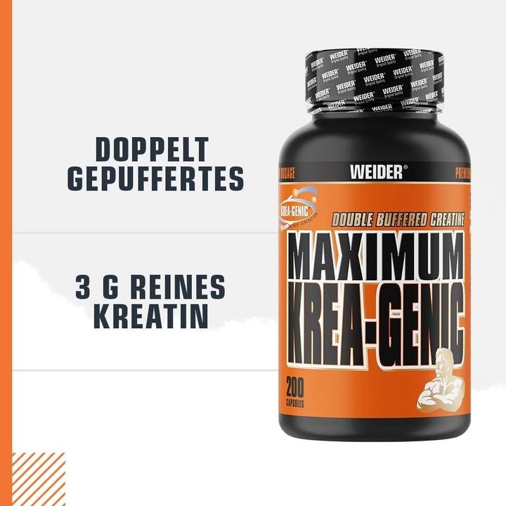 Image du produit Weider Maximum Krea-Genic (1 pièce(s), Capsules, 230 g)
