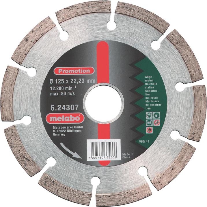 Produktbild Metabo Diamanttrennscheibe 624306000
