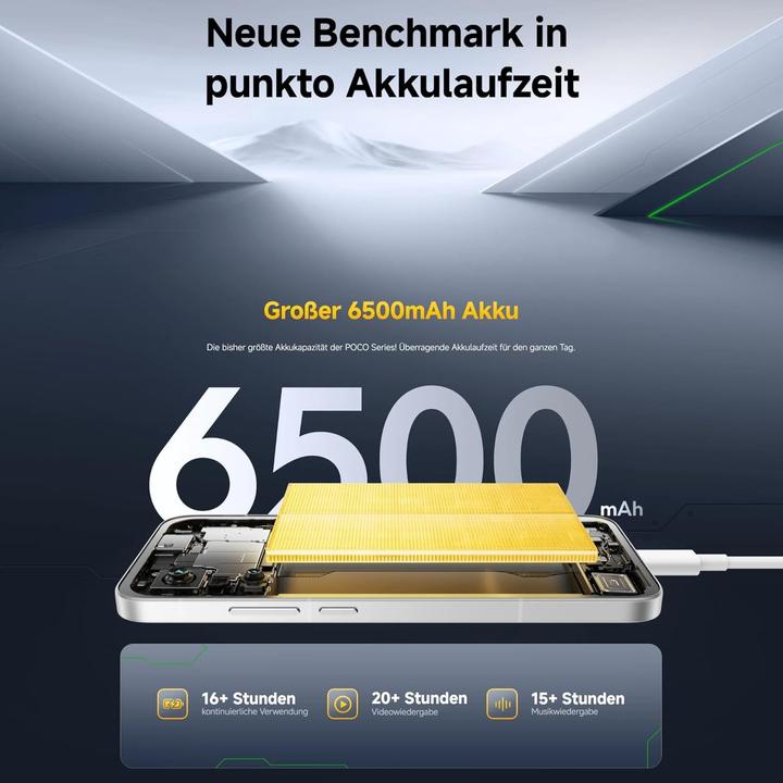 Produktbild Xiaomi Poco F7 (512 GB, Weiss, 6.83", 5G)