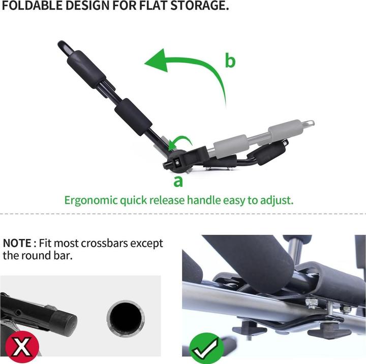 Produktbild Shots Portabiciclette per Kayak Pieghevole
