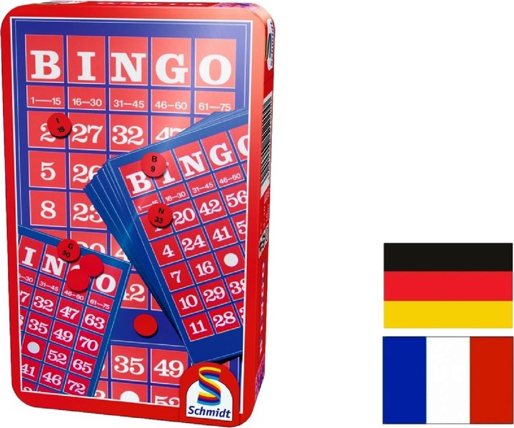 Actual product image Schmidt Spiele Bingo (Italian, French, German)