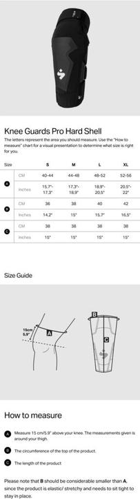 Produktbild Sweet Protection Knee Guards Pro Hard Shell (L, Knieschoner, Paar)