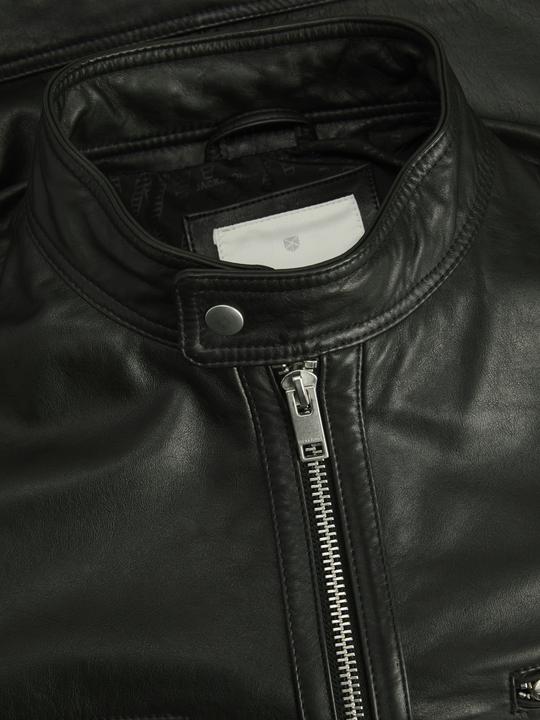 Actual product image Jack & Jones Leather Racer Jacket (S)
