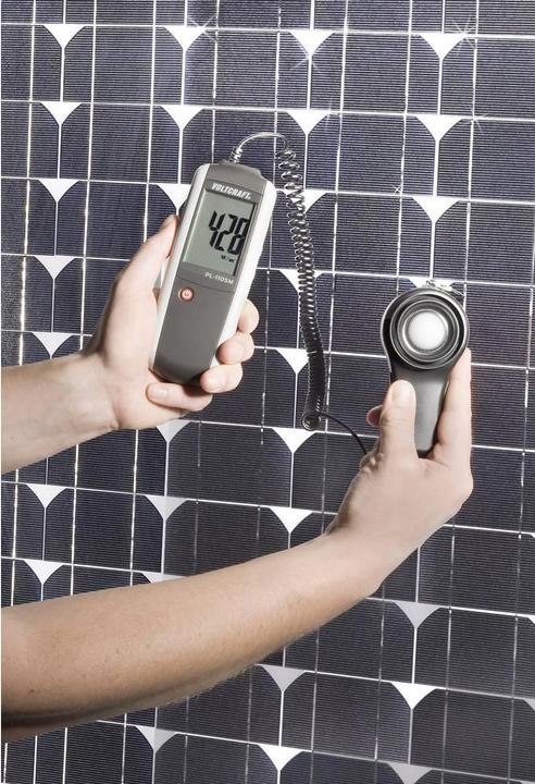 Produktbild Voltcraft Luxmeter PL-110SM bis 1999 W/m (Luxmeter)