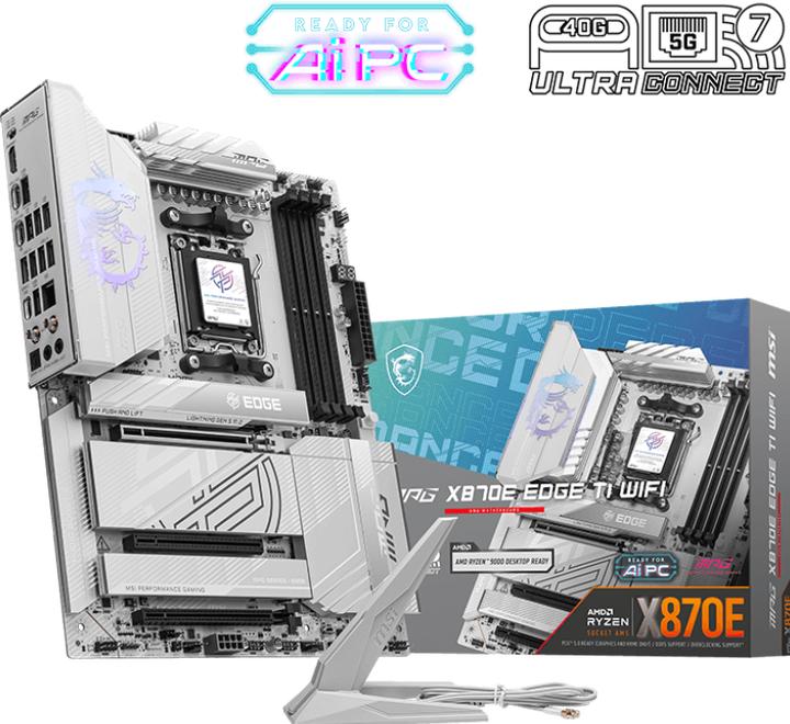 Produktbild MSI MPG X870E EDGE TI WiFi (AM5, AMD X870E, ATX)