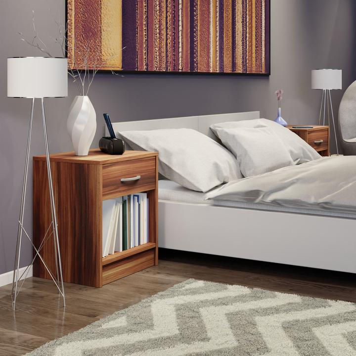 Actual product image Casaria Nightstand (50 x 40 x 35 cm)