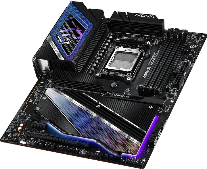 Produktbild AsRock Phantom Gaming X870E Nova WiFi (AM5, AMD X870E, ATX)