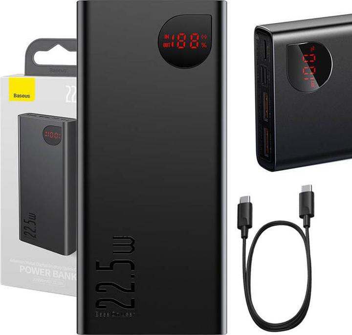 Produktbild Baseus Adaman Metal (20000 mAh, 22.50 W, 74 Wh)