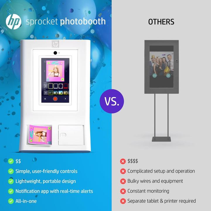 Actual product image HP Sprocket Photobooth