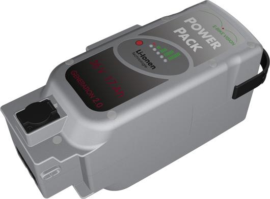 Actual product image E-Bike-Vision Frame battery VISION 2.0 (612 Wh, E-Bike battery)