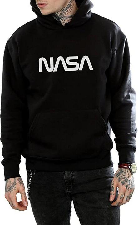 Immagine prodotto Nasa Felpa con cappuccio in cotone con logo moderno (XL)