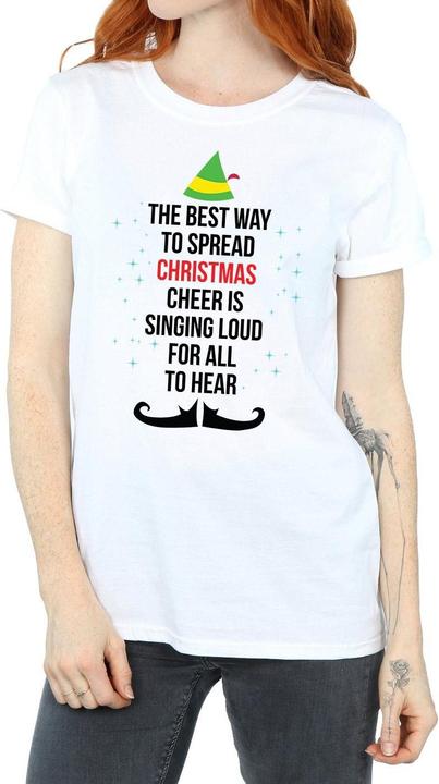 Produktbild Elf Christmas Cheer Text TShirt (L)