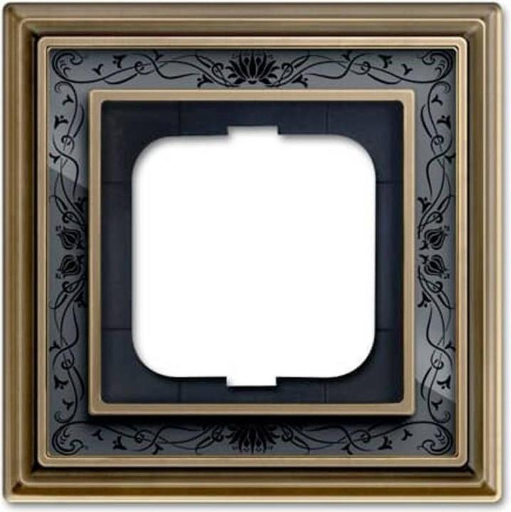 Actual product image Busch-Jaeger Frame 1-fold ms/antique decor anth 1721-843