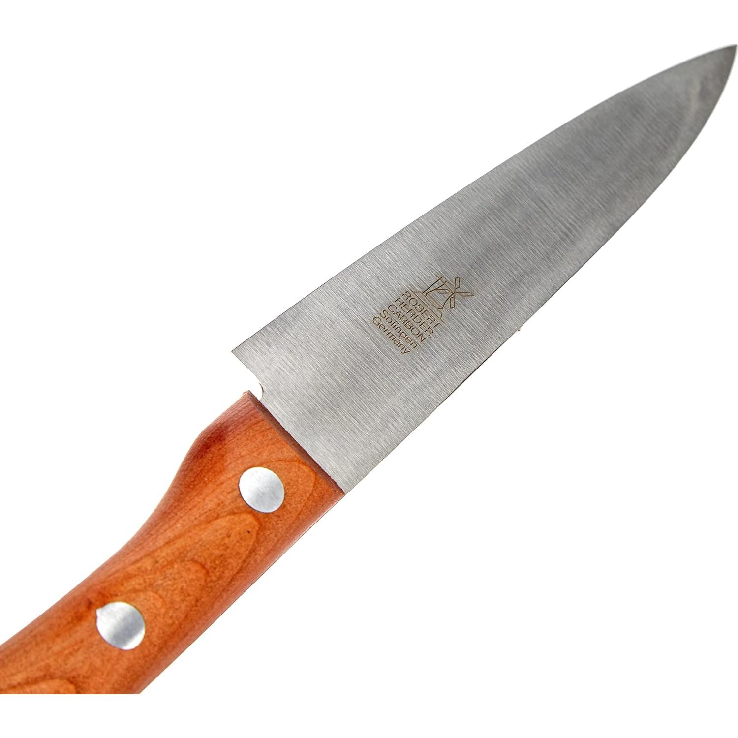 Windmühle Petty Carbon-Stahl, 130 mm, Kirsche, Küchenmesser, Braun, Silber
