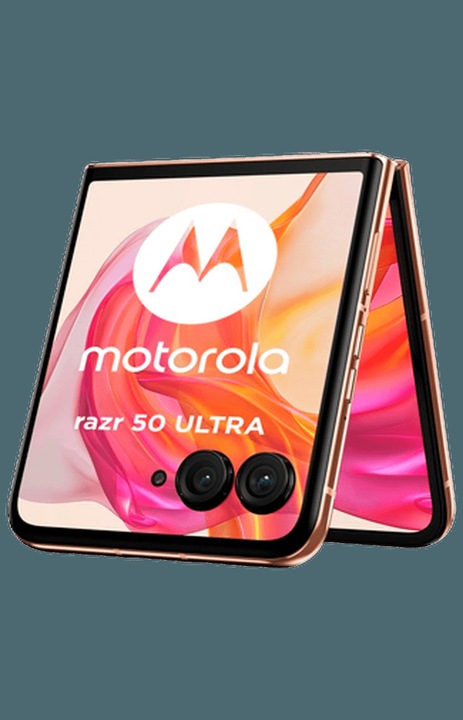 Immagine prodotto Motorola Razr 50 Ultra (512 GB, Peach Fuzz, 6.90", SIM + eSIM, 50 Mpx)