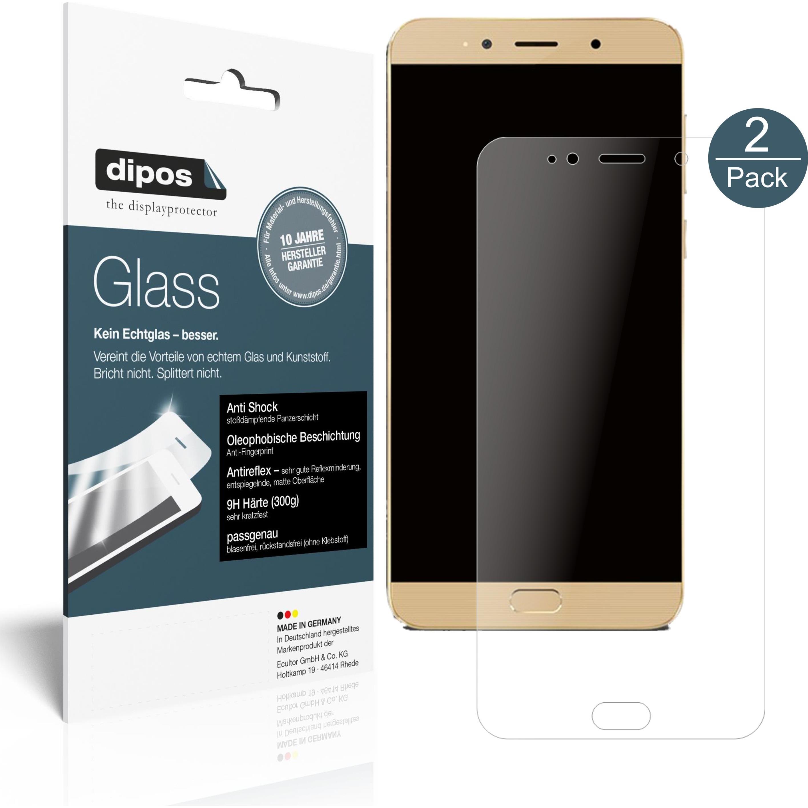 Dipos Displayschutz Anti-Shock (2 Stück, Allview X4 Soul Lite), Smartphone Schutzfolie, Transparent