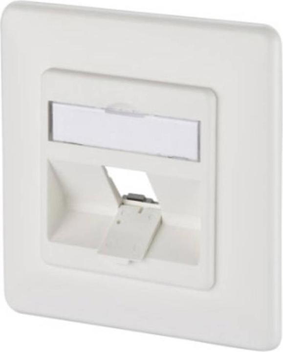 Produktbild Metz Connect 130B20D11002KE Keystone 1Port DE UP leer reinweiss Anschlussdose