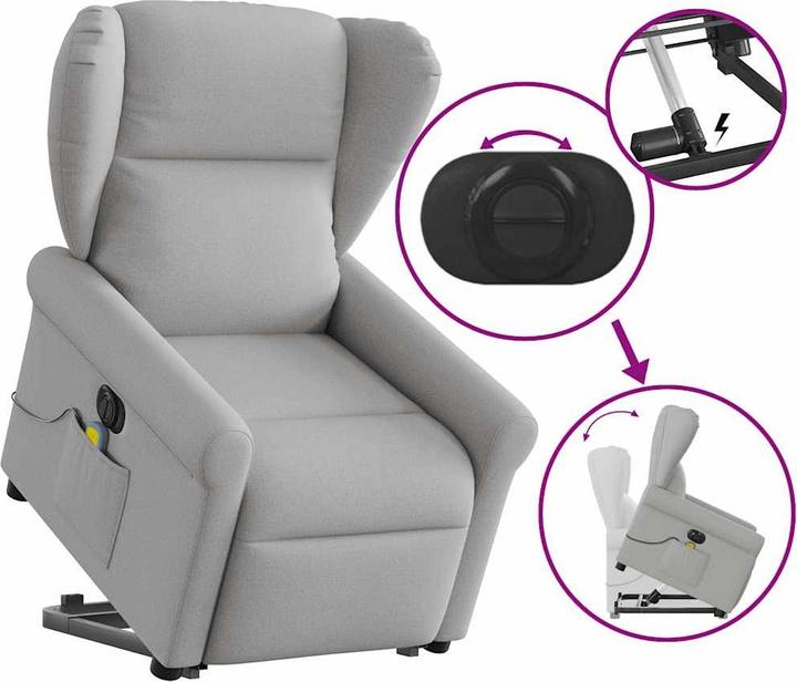 Image du produit vidaXL Massagesessel mit Aufstehhilfe