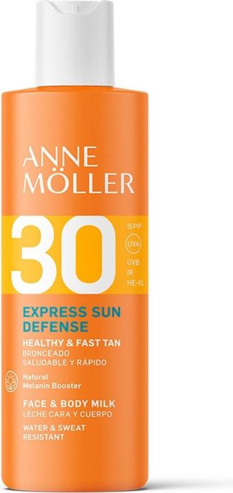 Actual product image Anne Möller EXPRESS body milk SPF30 175 ml (Suntan lotion, SPF 30, 175 ml)
