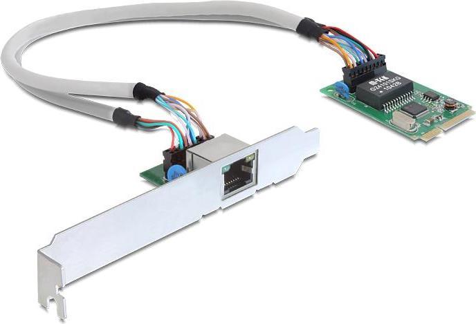 Produktbild Delock MiniPCIe I/O PCIe full size 1 x Gigabit Lan (Ethernet)