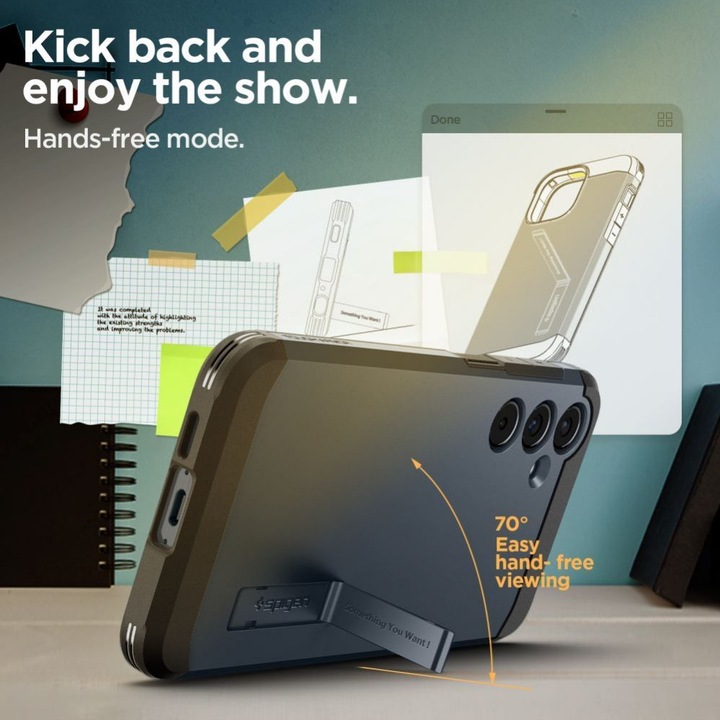 Actual product image Spigen Tough Armor (Samsung Galaxy A55)