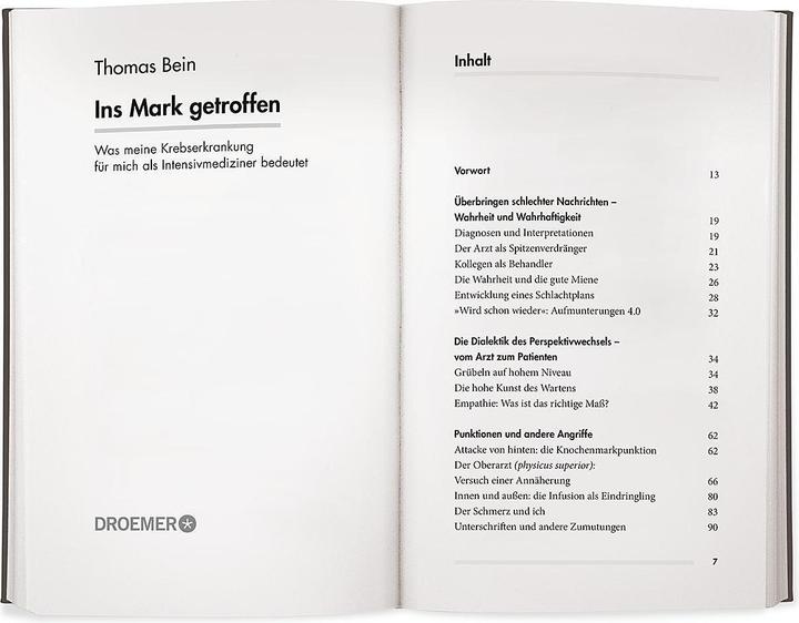 Actual product image Ins Mark getroffen (German, Thomas' leg, 2021)