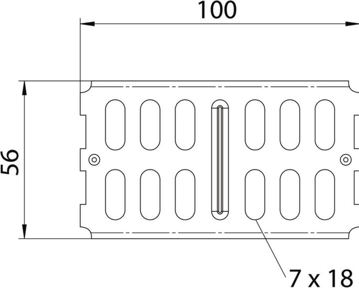 Immagine prodotto OBO Bettermann RLVK 60 FS Connettore longitudinale per vaschetta portacavi 60x100 pc FS 6067093 (10 cm)