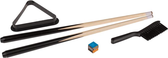 Actual product image Ootb Wooden table billiards game with 2 cues, 16 balls