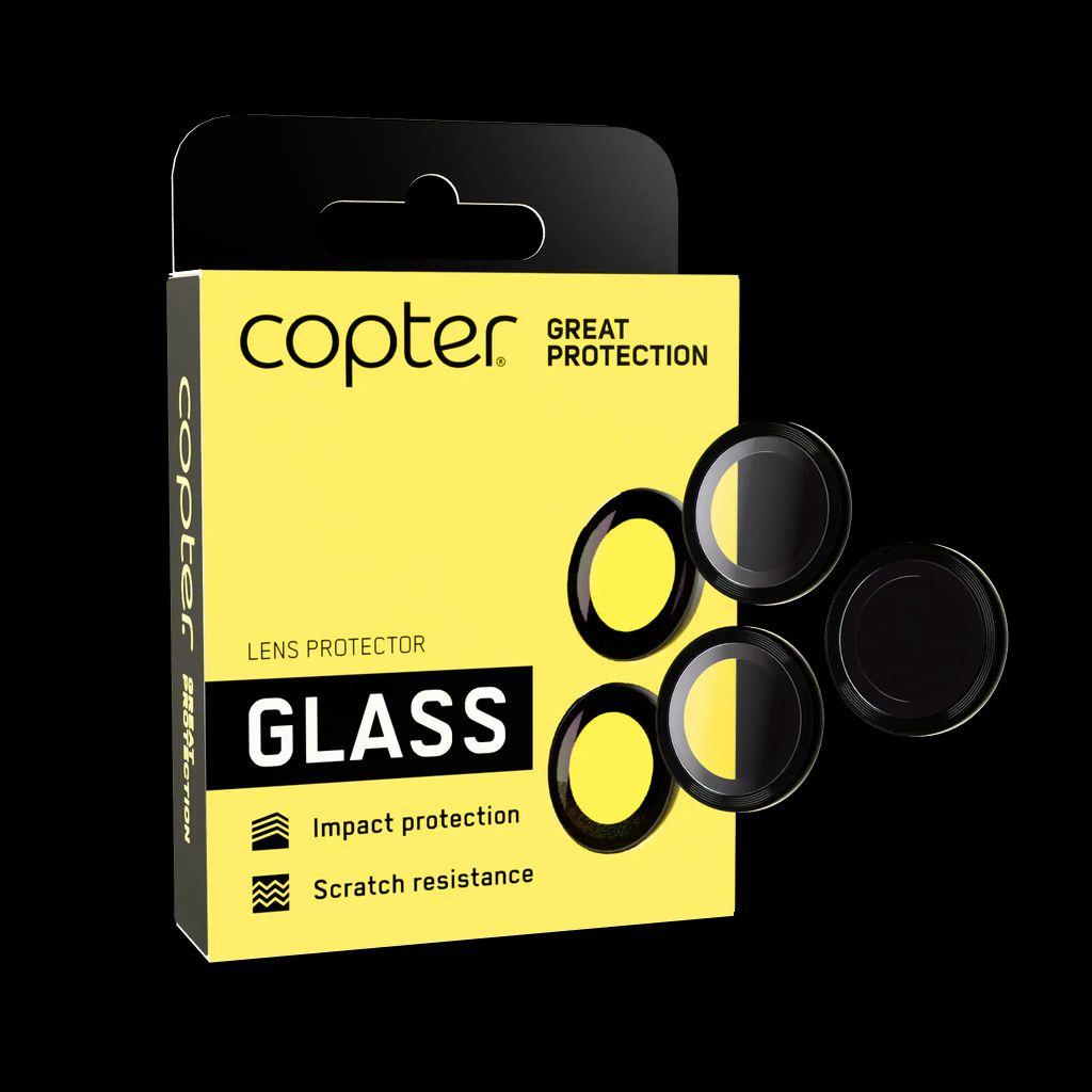 Copter iPhone 17 Pro / 17 Pro Max Exoglass Lens Rings Lens protector (Apple iPhone 17 Pro Max, Apple iPhone 17 Pro), Pellicola protettiva smartphone