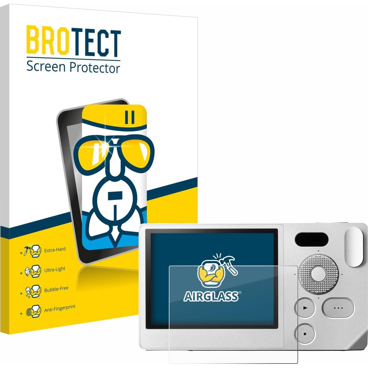 BROTECT Schutzglas Schutzfolie Displayschutz Display Schutz Glas Folie klar (Displayschutz), Kameraschutz
