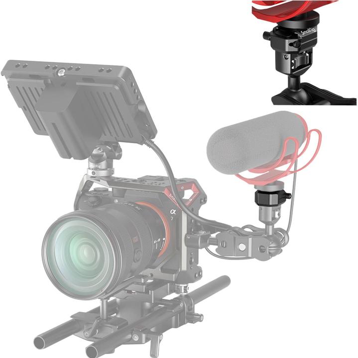 Immagine prodotto SmallRig Attacco cold shoe multifunzionale con sgancio di sicurezza (Accessori video vari)