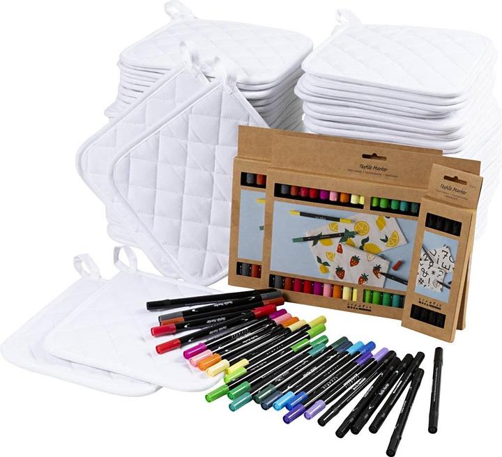 Produktbild Creativ Company Topflappen mit Stiften