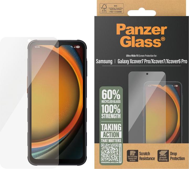 Produktbild PanzerGlass Ultra-Wide Fit (1 Stück, Samsung Galaxy XCover 6 Pro, Samsung Galaxy XCover7 Pro)