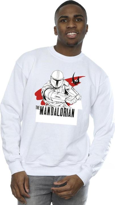 Immagine prodotto Star Wars The Mandalorian Mando Shoots Felpa Uomo (XXL)