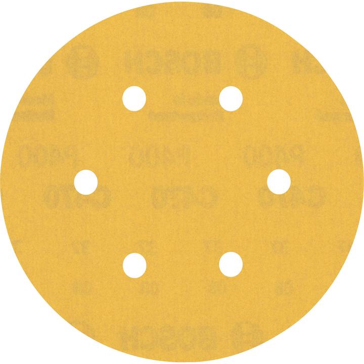 Productafbeelding Bosch Professional Zubehör Expert C470 Schuurpapier met 6 gaten voor excentrische schuurmachine, 150 mm, G 400, 5-delig. (400)