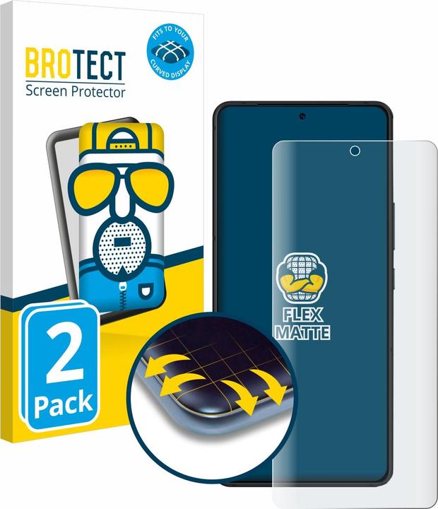 Produktbild BROTECT Full-Cover Displayschutz Matt (2 Stück, Asus ROG Phone 8 Pro)
