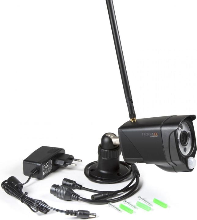 Immagine prodotto Technaxx Set di telecamere di sorveglianza wireless, ricevitore touchscreen da 7", 4 telecamere IP FullHD