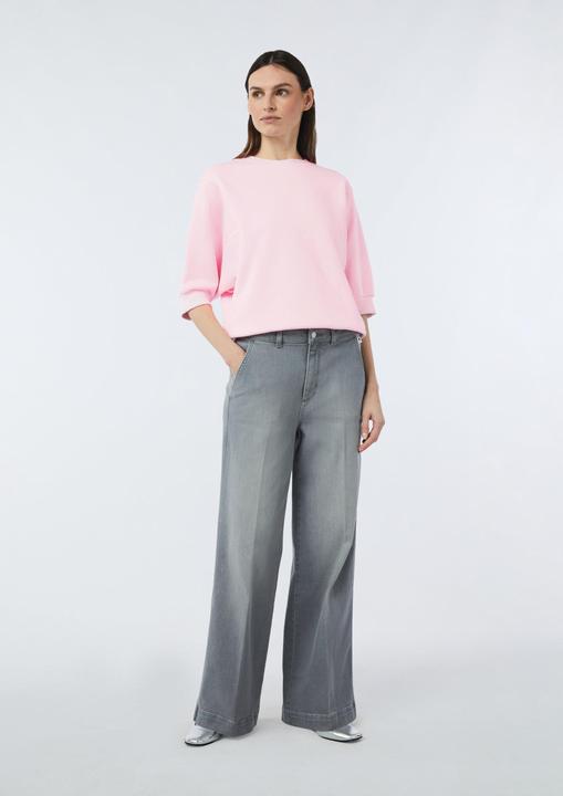 Produktbild Comma Sweatshirt Sweatshirt im Relaxed Fit mit weiten 3/4-Ärmeln (38)