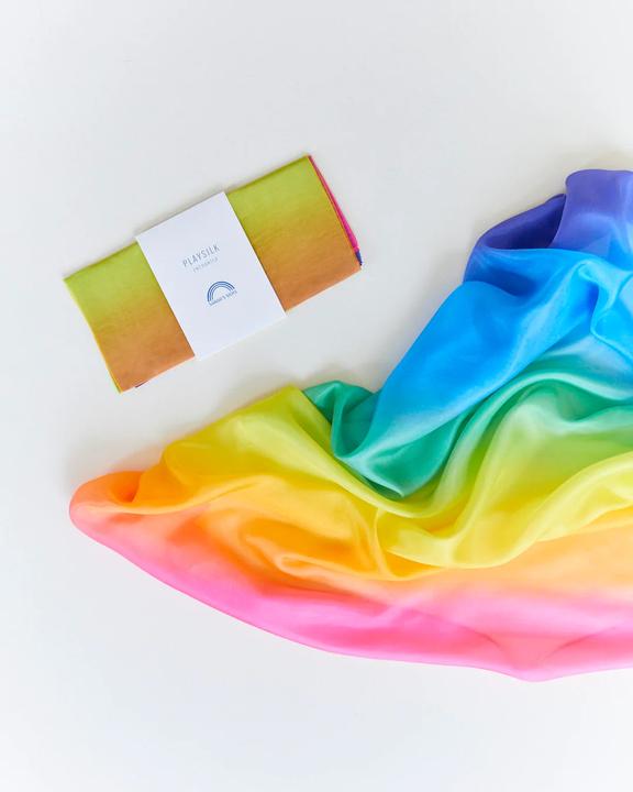 Produktbild Sarah's Silks Seidenspieltuch «Regenbogen»