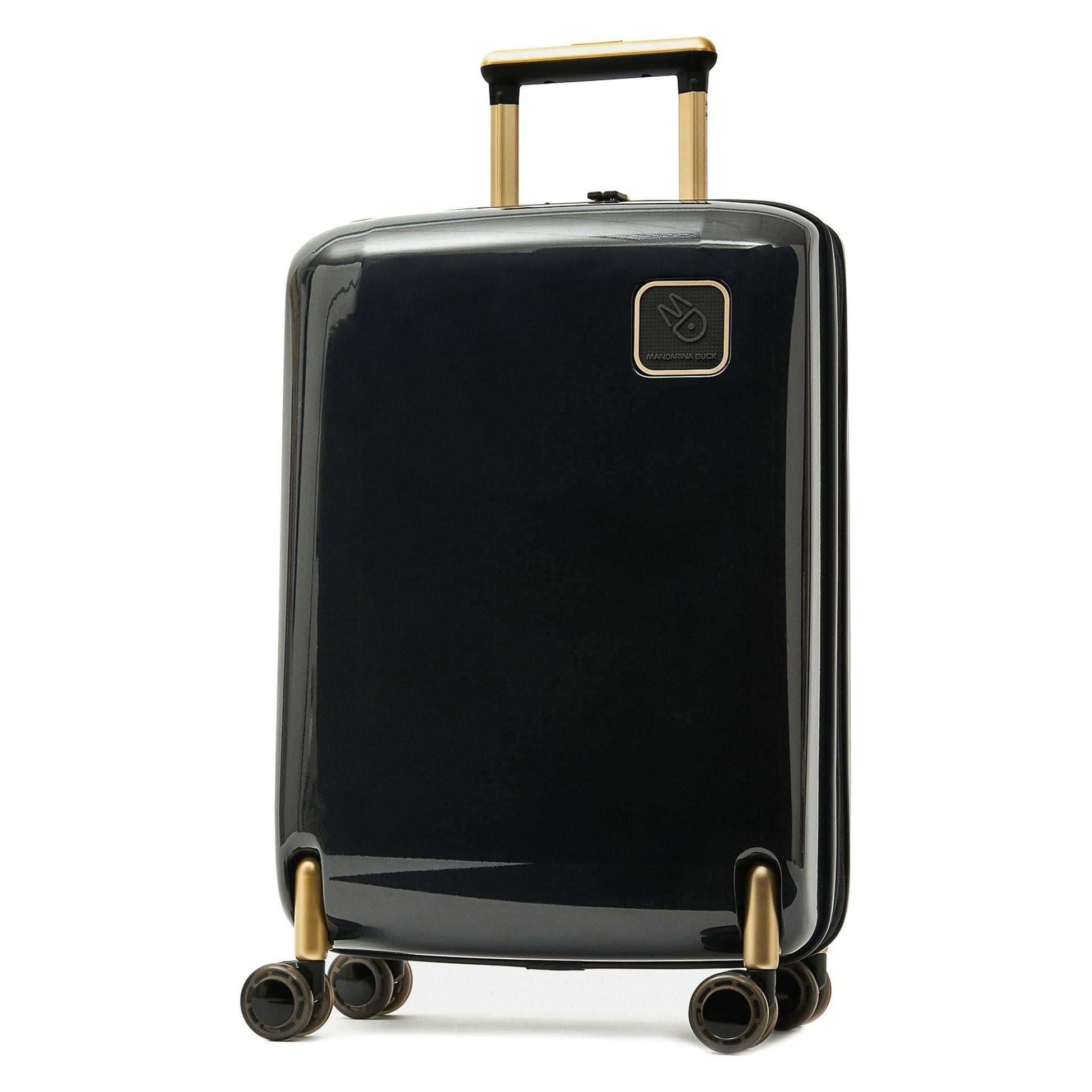 Mandarina Duck, Koffer, Sky Duck 4 Rollen Kabinentrolley 55 Cm Mit Dehnfalte, Grau, (33 l)