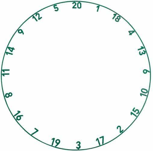 Image du produit Precise180 Onepiece Zahlenring Hunting Green