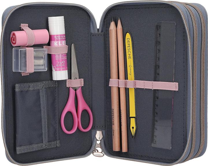 Image du produit Magni DEPESCHE Miss Melody Federtasche 3fach mit 3D Effekt