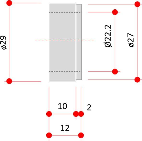 Actual product image Glutz Cylinder protection inserts RZ 5330RS Secaport (1 pcs.)