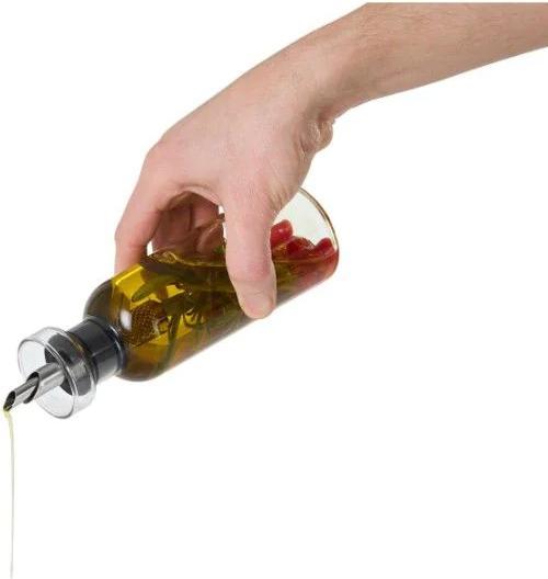 Produktbild AdHoc Öl- / Essigspender AromaPour, mit original PreciseFlow, Füllmenge ca. 300 ml, Glas/Edelstahl/ (300 ml)