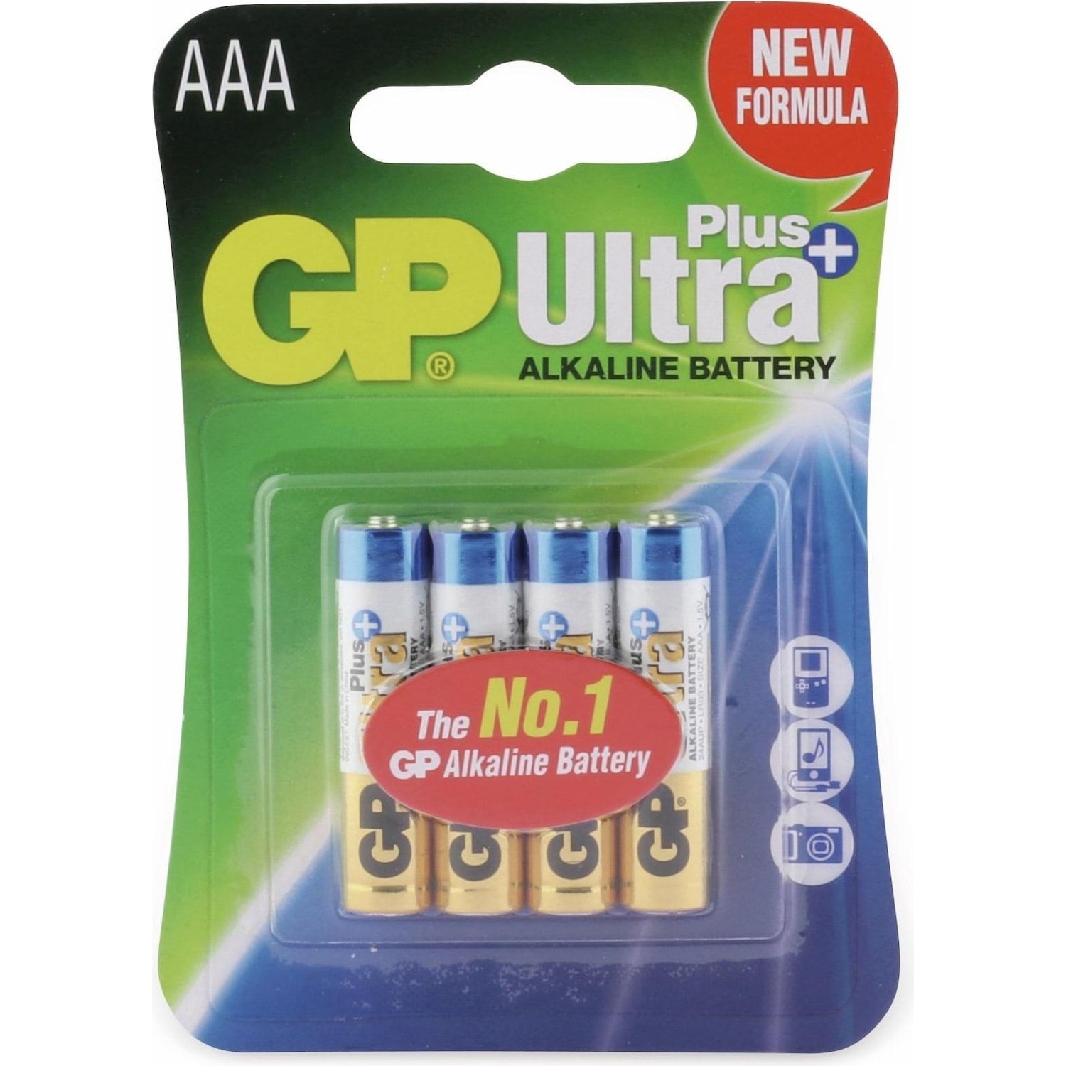 GP Batteries UltraPlus (4 Stk., AAA, 1500 mAh), Batterien + Akkus